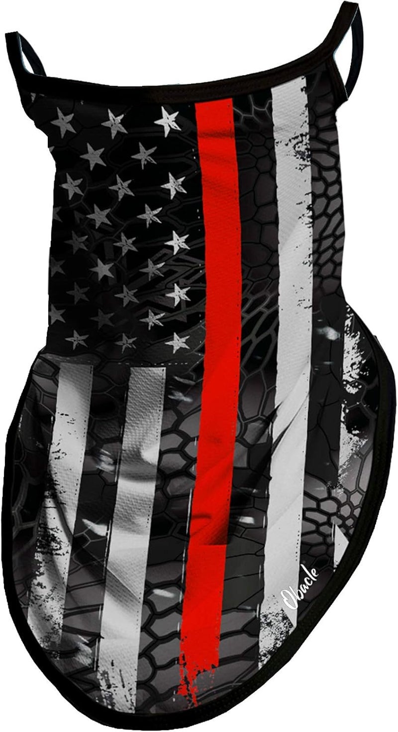 Obacle Bandana Face Mask with Ear Loops Neck Gaiter Face Mask Scarf Face Cover for Men Women - Image 1